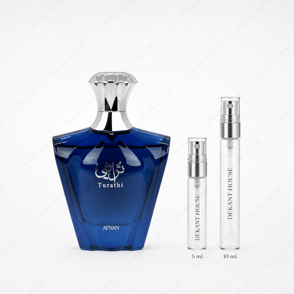 Afnan Turathi Blue EDP 5 ml ve 10 ml Dekant House dekant şişeleri