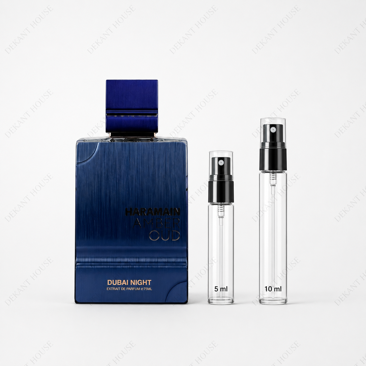 Al Haramain Amber Oud Dubai Nights EDP 5 ml ve 10 ml Dekant House dekant şişeleri