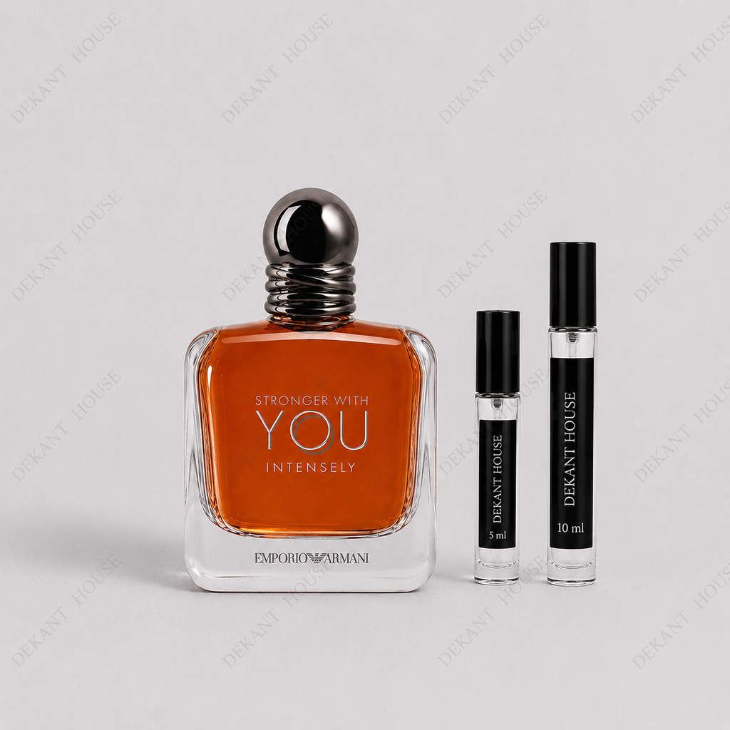 Armani Stronger With You Intensely EDP 5 ml ve 10 ml Dekant House dekant şişeleri