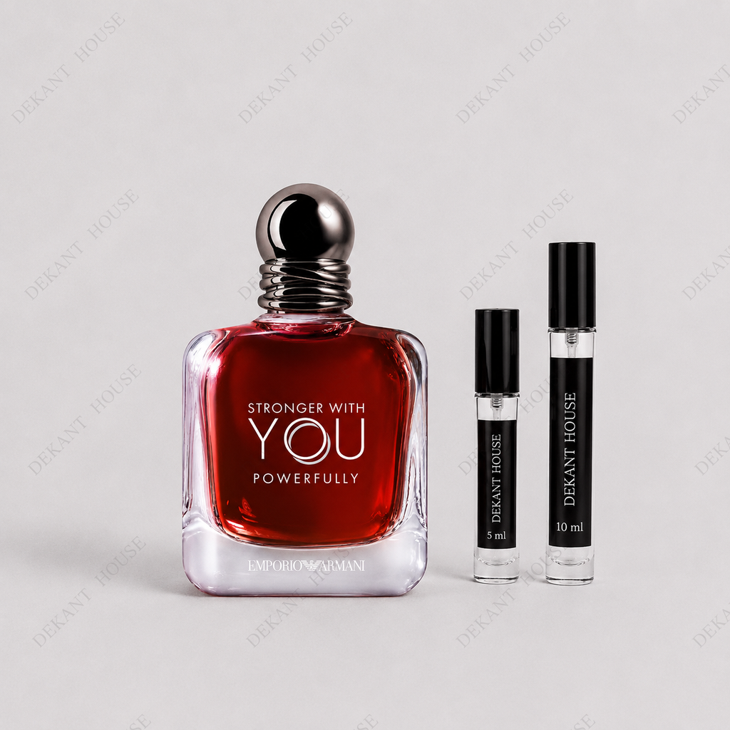 Armani Stronger With You Powerfully EDP 5 ml ve 10 ml Dekant House dekant şişeleri