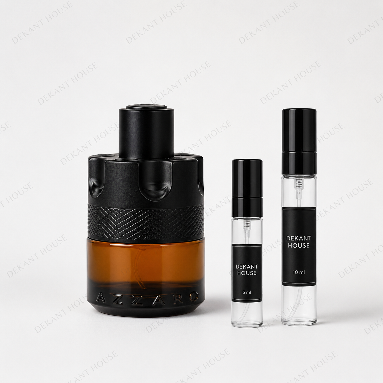 Azzaro Most Wanted EDP 5 ml ve 10 ml Dekant House dekant şişeleri