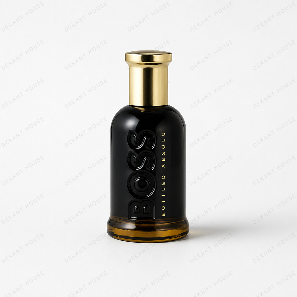 Boss Bottled Absolu EDP parfüm şişesi 45 derece açılı görünüm