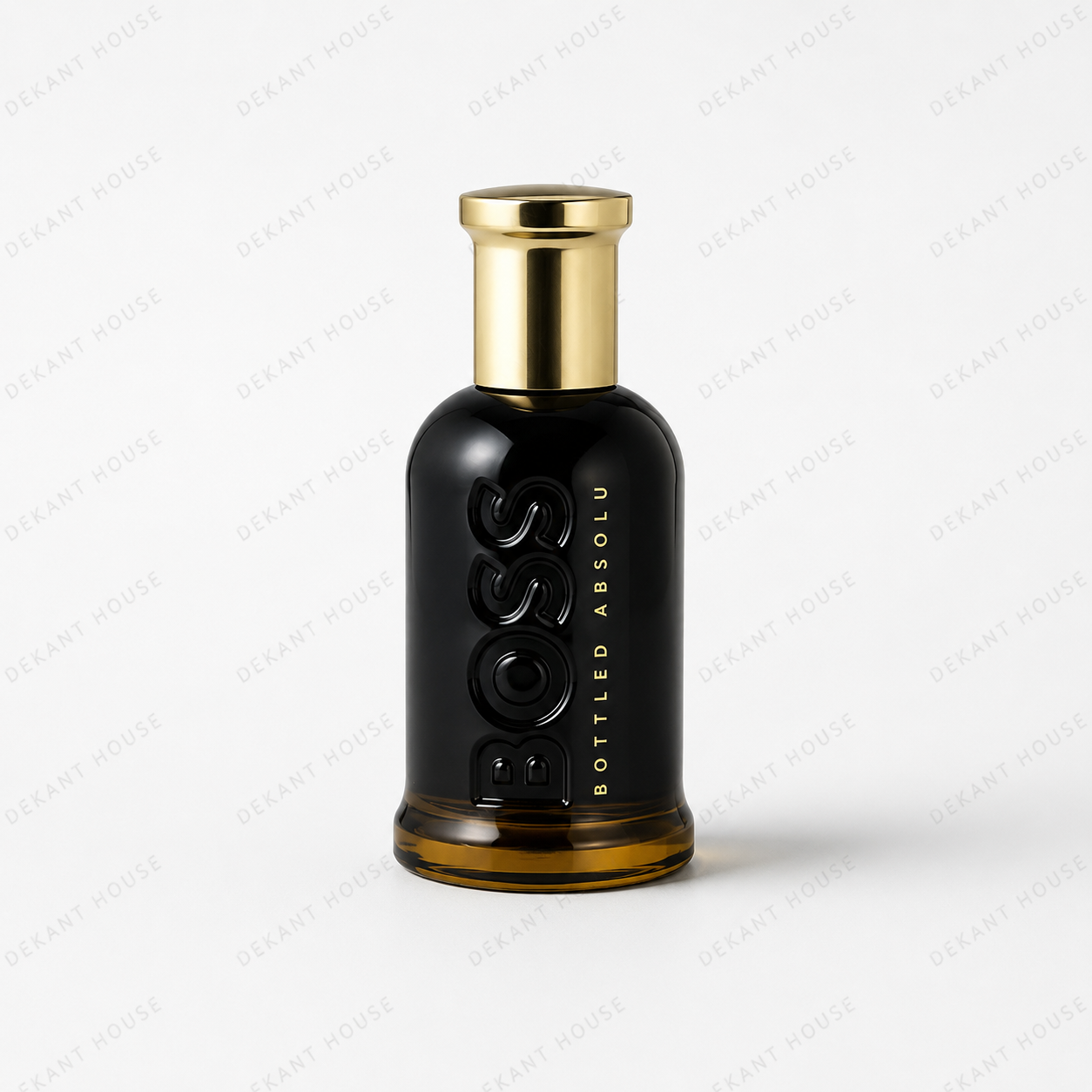 Boss Bottled Absolu EDP parfüm şişesi 45 derece açılı görünüm