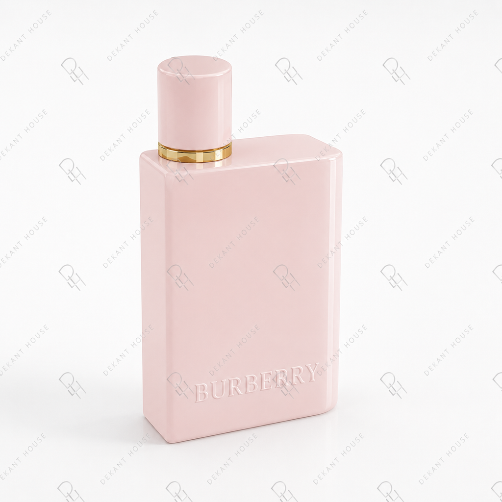 Burberry Her Elixir EDP parfüm şişesi 45 derece açılı görünüm