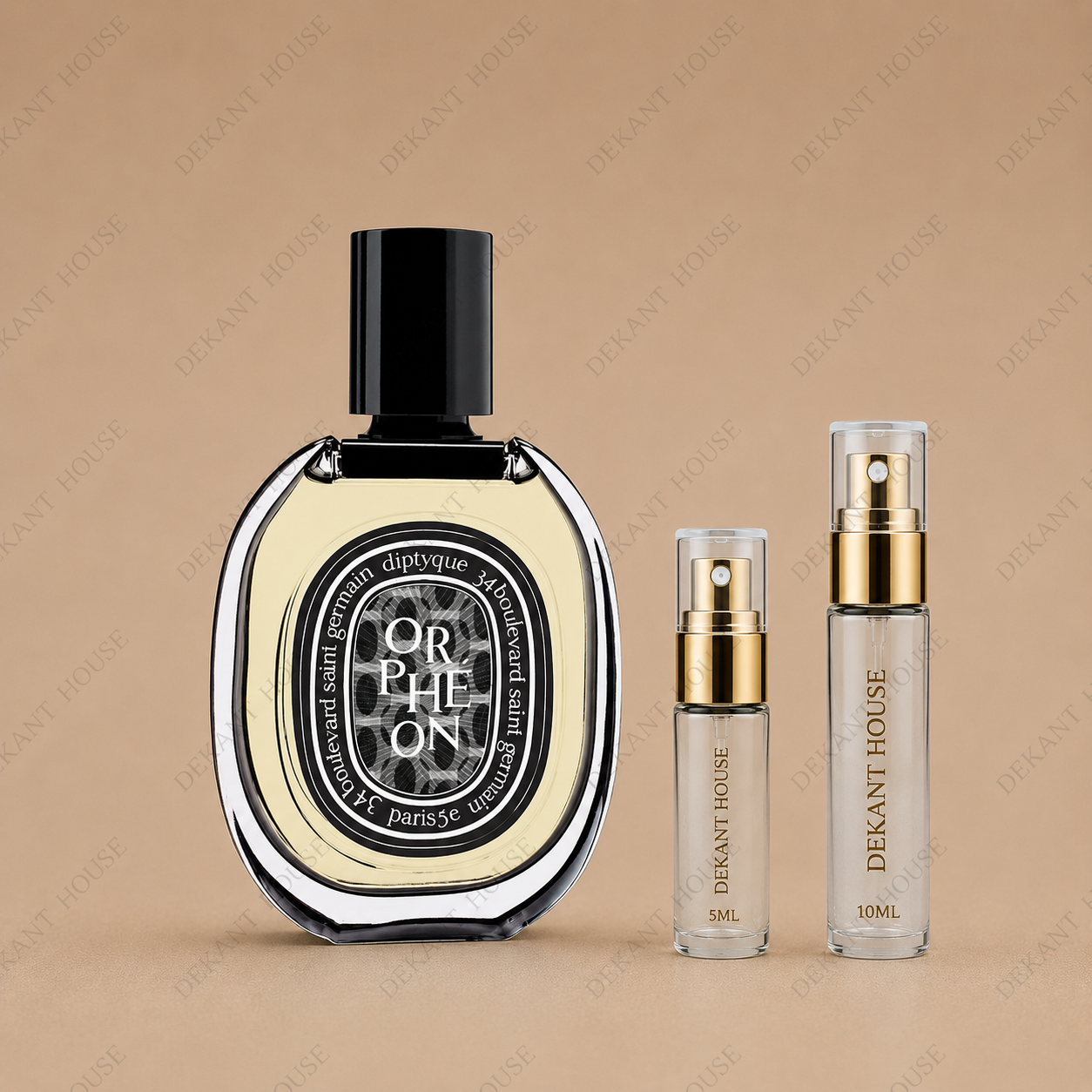 Diptyque Orphéon EDP 5 ml ve 10 ml Dekant House dekant şişeleri