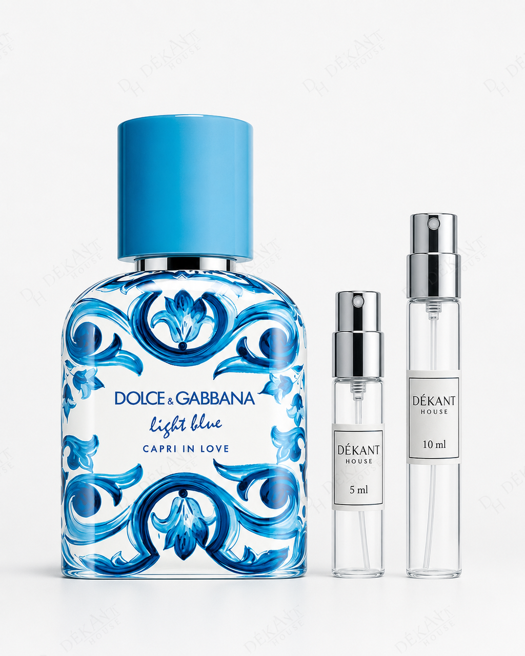 Dolce & Gabbana Light Blue Pour Homme Summer Vibes EDP 5 ml ve 10 ml Dekant House dekant şişeleri