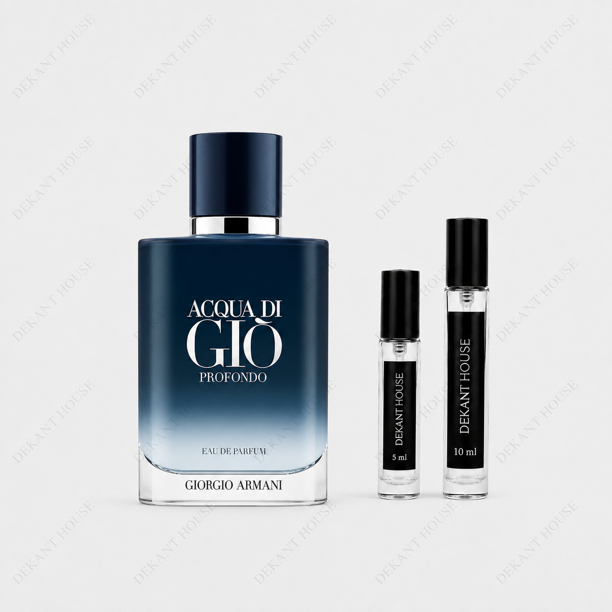Giorgio Armani Acqua di Gio Profondo EDP 5 ml ve 10 ml Dekant House dekant şişeleri