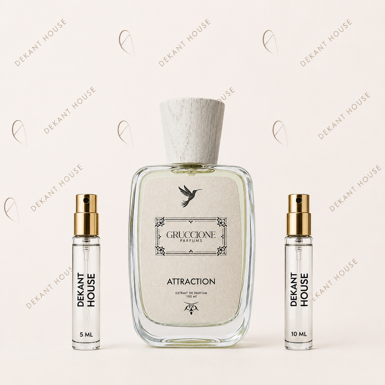 Gruccione Attraction Parfum 5 ml ve 10 ml Dekant House dekant şişeleri