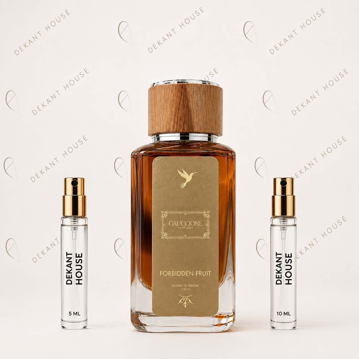 Gruccione Forbidden Fruit Parfum 5 ml ve 10 ml Dekant House dekant şişeleri