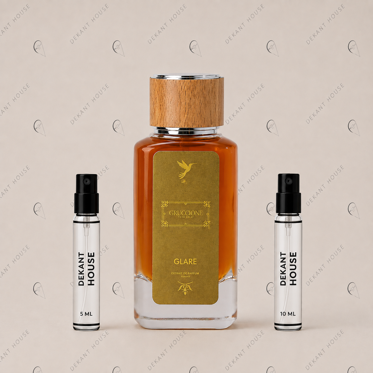 Gruccione Glare Parfum 5 ml ve 10 ml Dekant House dekant şişeleri