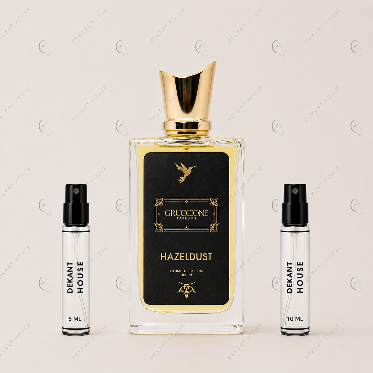 Gruccione Hazeldust Parfum 5 ml ve 10 ml Dekant House dekant şişeleri