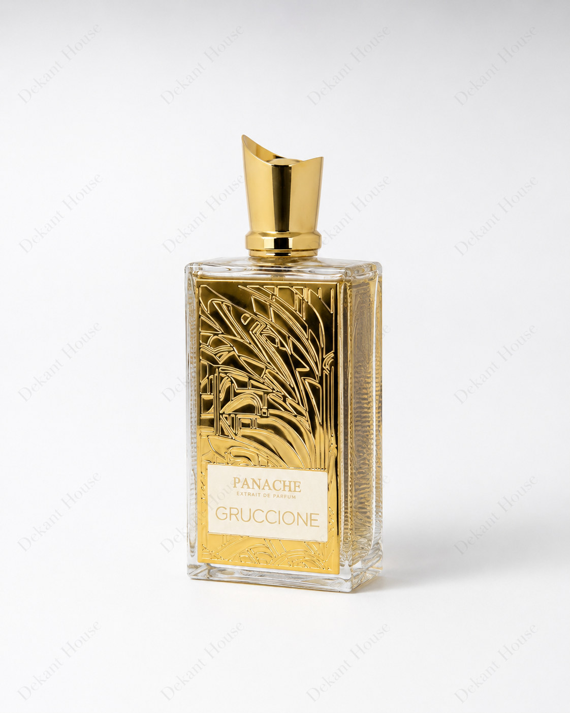 Gruccione Panache Parfum parfüm şişesi 45 derece açılı görünüm