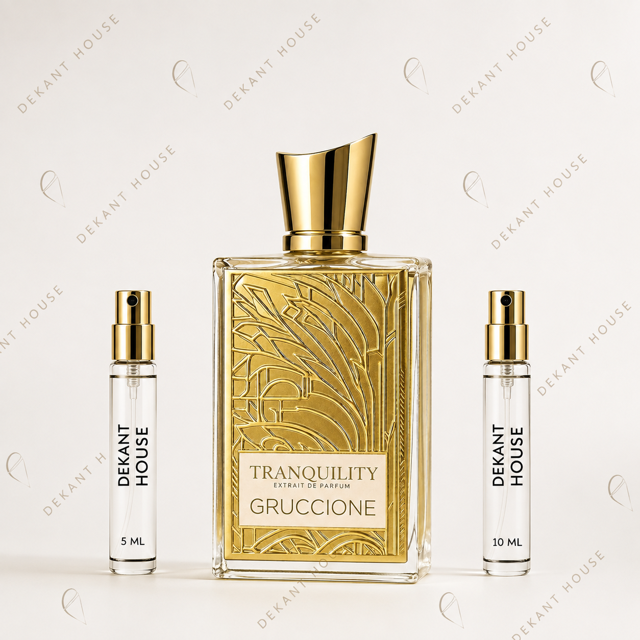 Gruccione Tranquility Parfum 5 ml ve 10 ml Dekant House dekant şişeleri