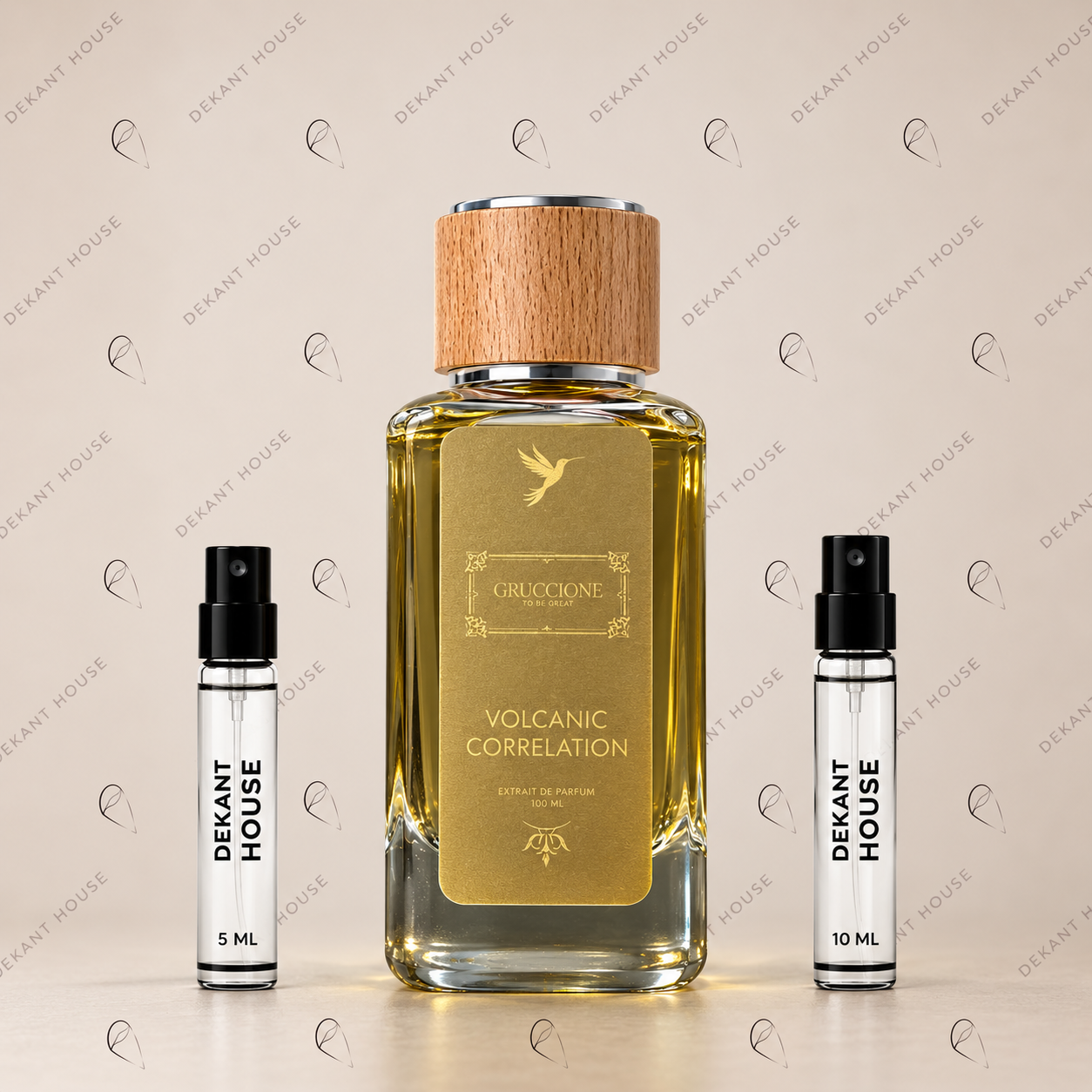 Gruccione Volcanic Correlation Parfum 5 ml ve 10 ml Dekant House dekant şişeleri