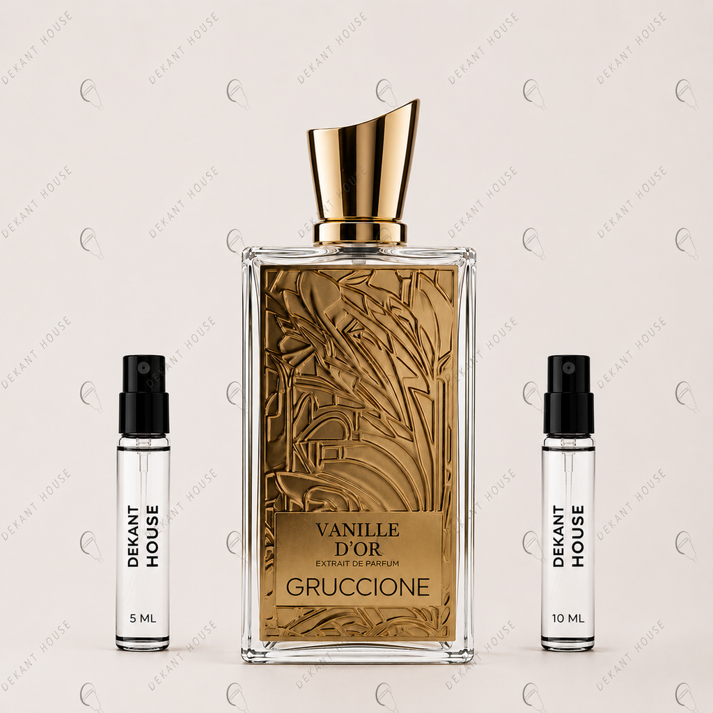 Gruccione Vanille Dor Parfum 5 ml ve 10 ml Dekant House dekant şişeleri