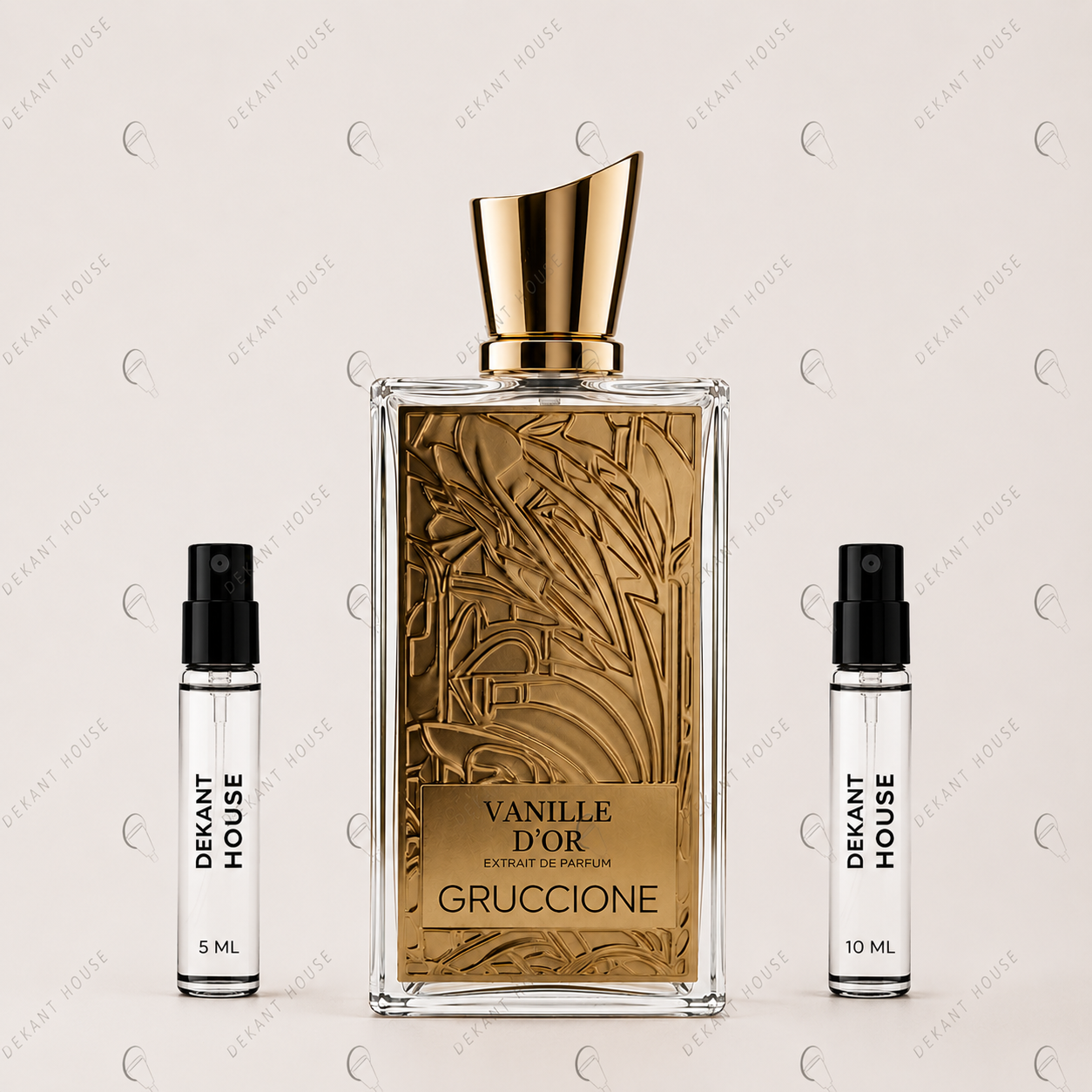 Gruccione Vanille Dor Parfum 5 ml ve 10 ml Dekant House dekant şişeleri