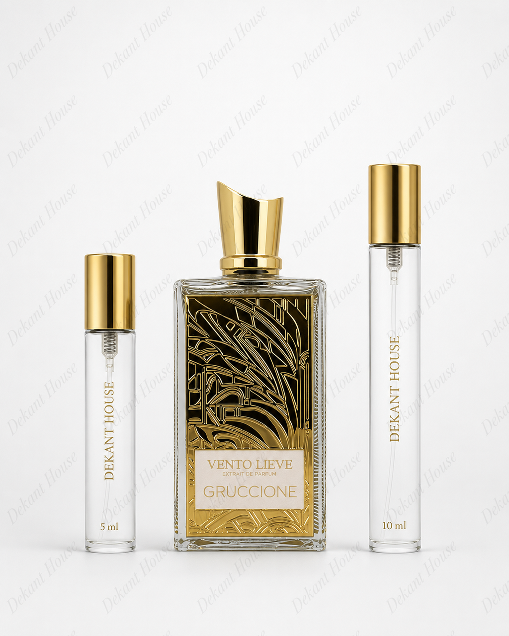 Gruccione Vento Lieve Parfum 5 ml ve 10 ml Dekant House dekant şişeleri