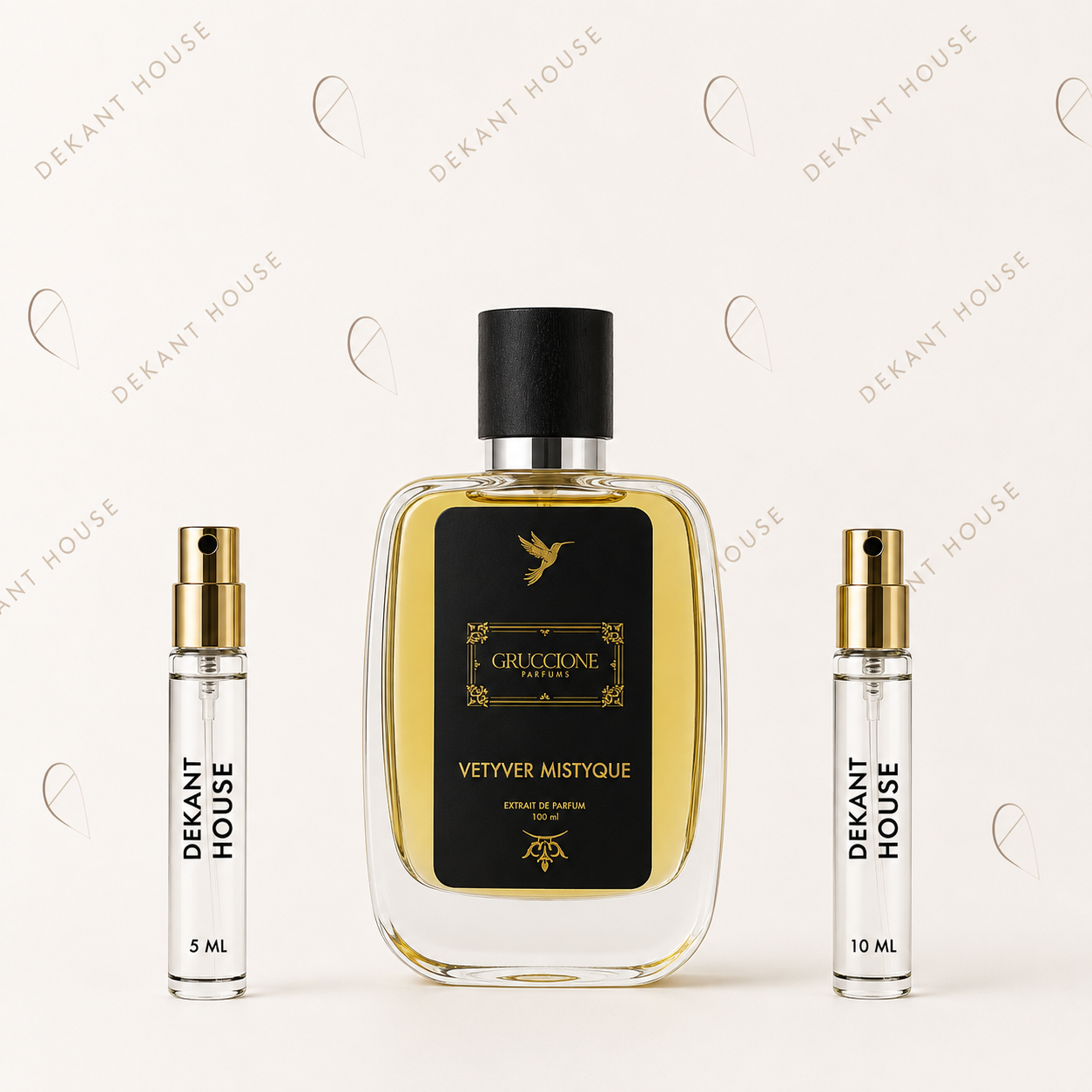 Gruccione Vetyver Mystique Parfum 5 ml ve 10 ml Dekant House dekant şişeleri