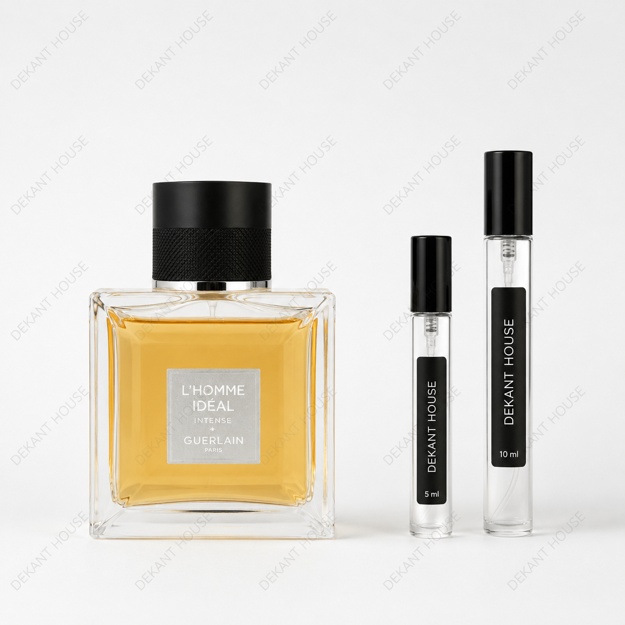 Guerlain L'Homme Idéal L'Intense EDP 5 ml ve 10 ml Dekant House dekant şişeleri