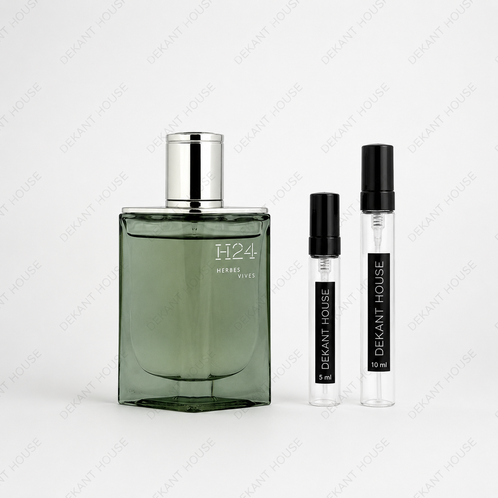 Hermes H24 Herbes Vives EDP 5 ml ve 10 ml Dekant House dekant şişeleri