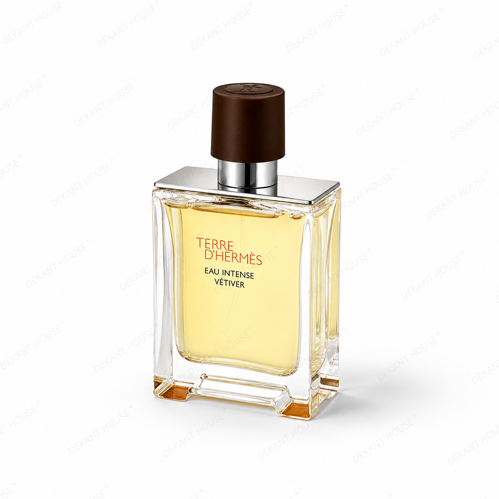 Hermes Terre Vetiver EDP parfüm şişesi 45 derece açılı görünüm