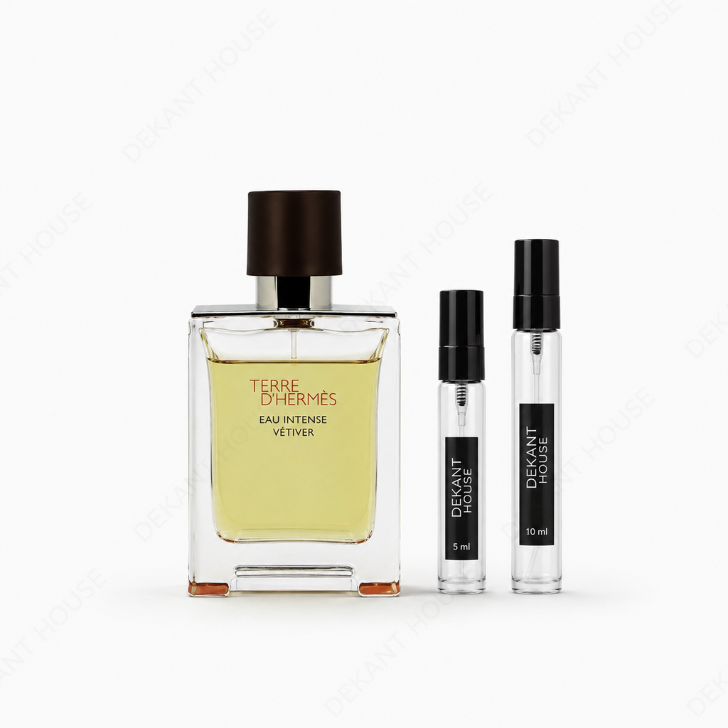 Hermes Terre Vetiver EDP 5 ml ve 10 ml Dekant House dekant şişeleri
