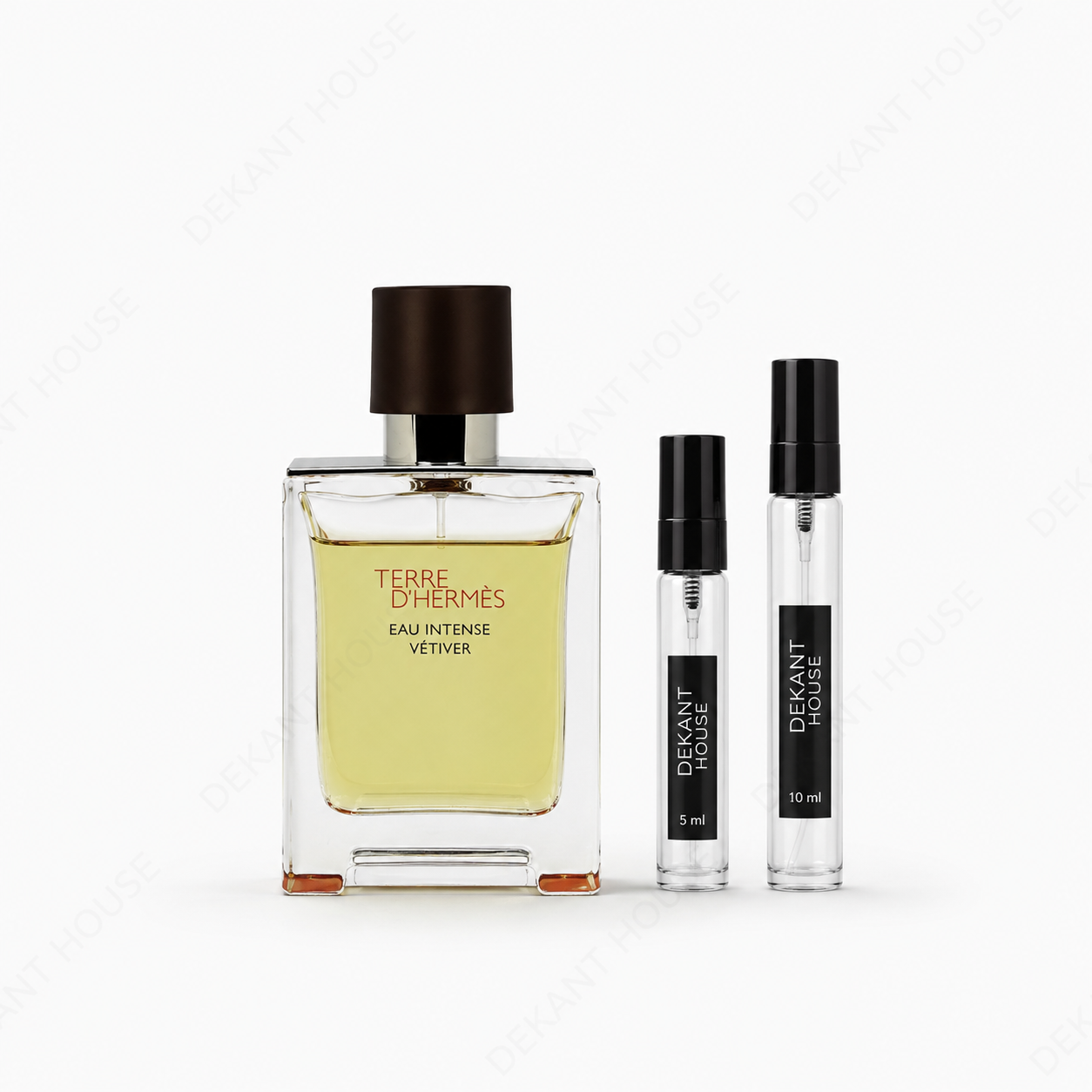 Hermes Terre Vetiver EDP 5 ml ve 10 ml Dekant House dekant şişeleri
