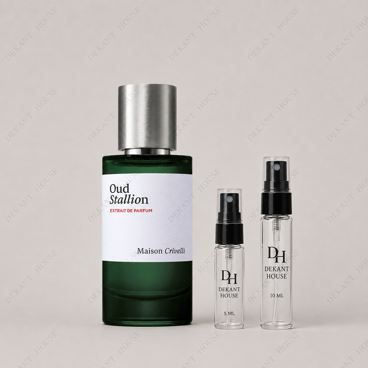 Maison Crivelli  Oud Stallion Parfum 5 ml ve 10 ml Dekant House dekant şişeleri