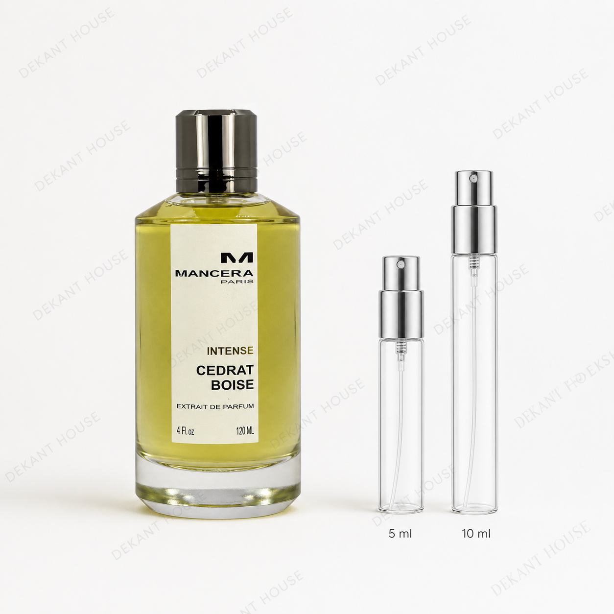 Mancera Cedrat Boise Intense EDP 5 ml ve 10 ml Dekant House dekant şişeleri