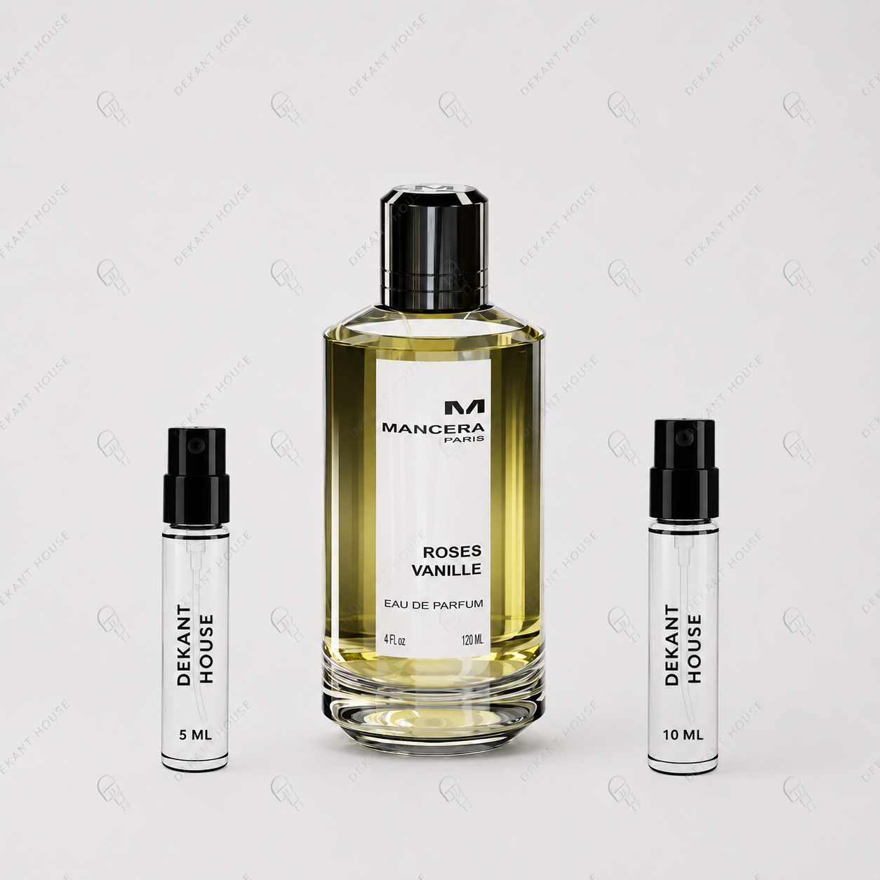 Mancera Roses Vanille EDP 5 ml ve 10 ml Dekant House dekant şişeleri