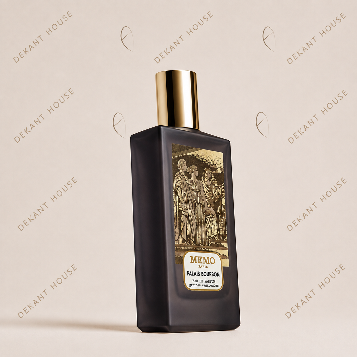 Memo Paris Palais Bourbon EDP parfüm şişesi 45 derece açılı görünüm