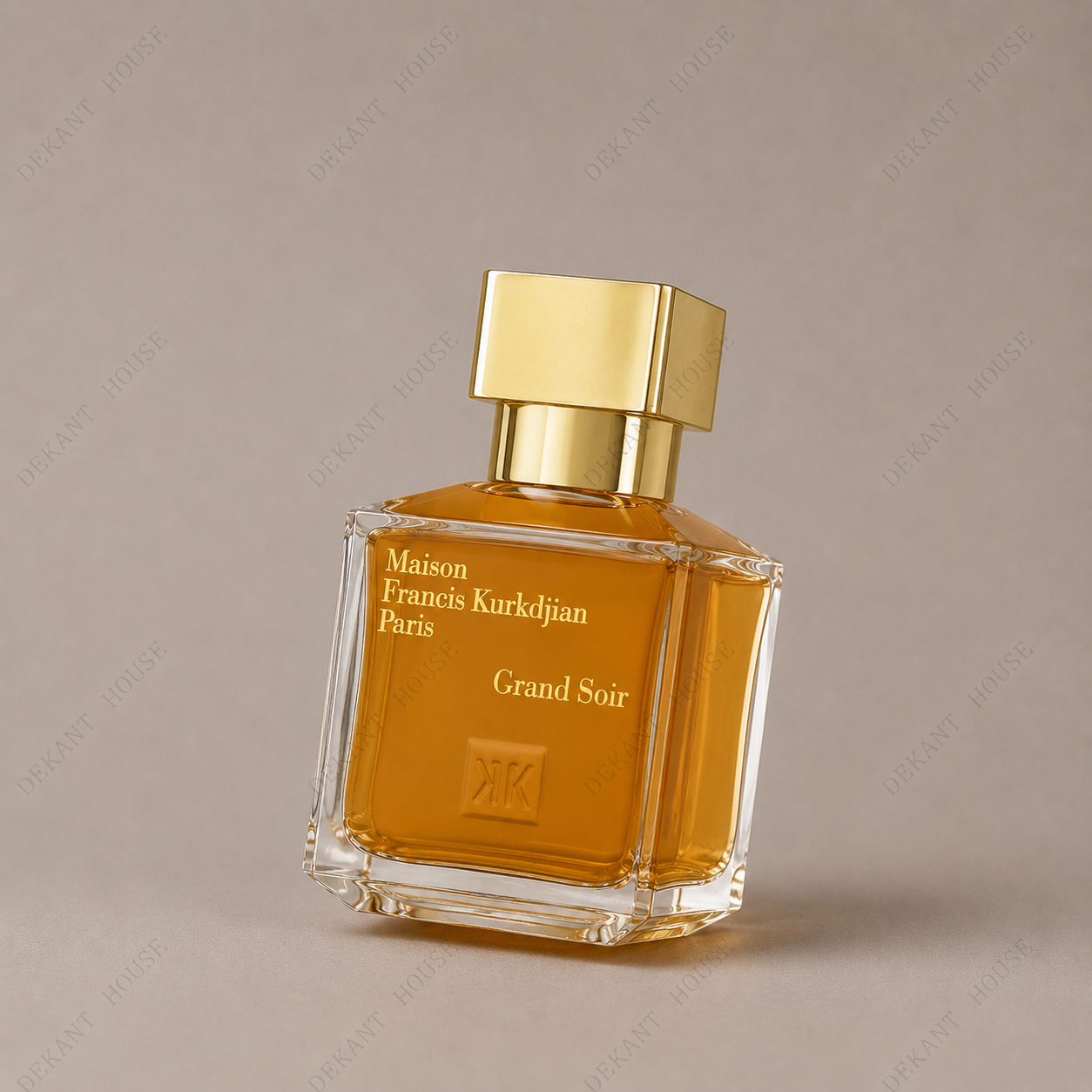 Maison Francis Kurkdjian Grand Soir EDP parfüm şişesi 45 derece açılı görünüm
