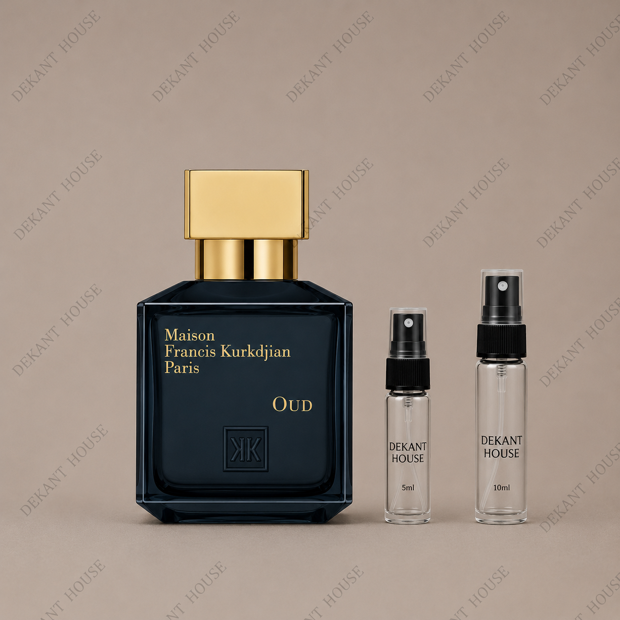 Maison Francis Kurkdjian Oud EDP 5 ml ve 10 ml Dekant House dekant şişeleri