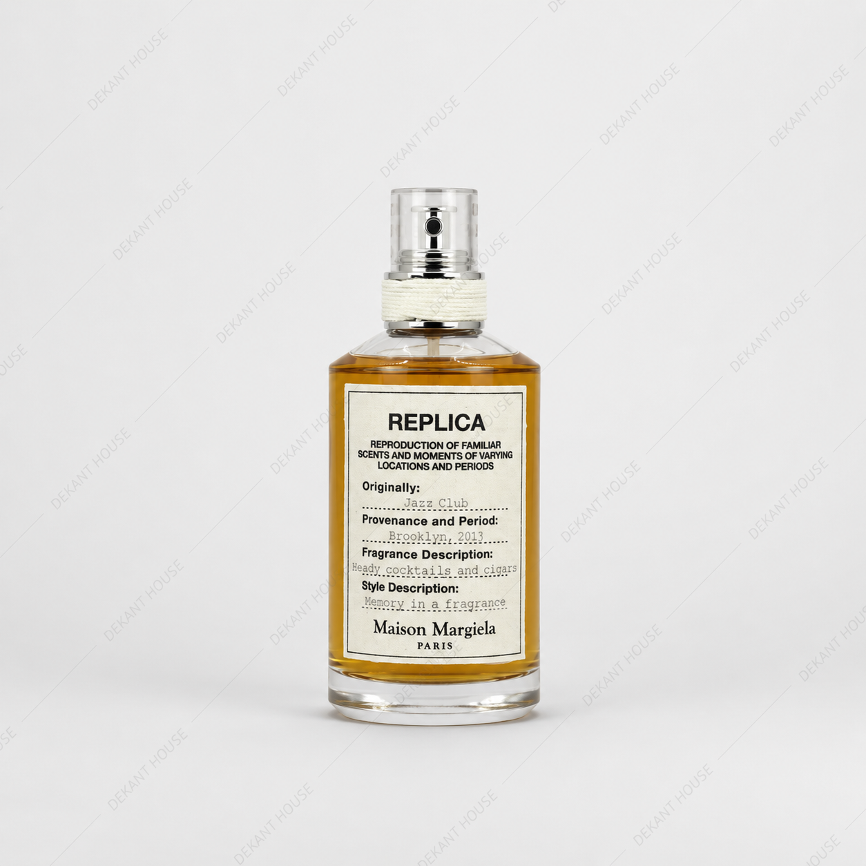 Maison Margiela Replica Jazz Club EDT parfüm şişesi ön görünüm