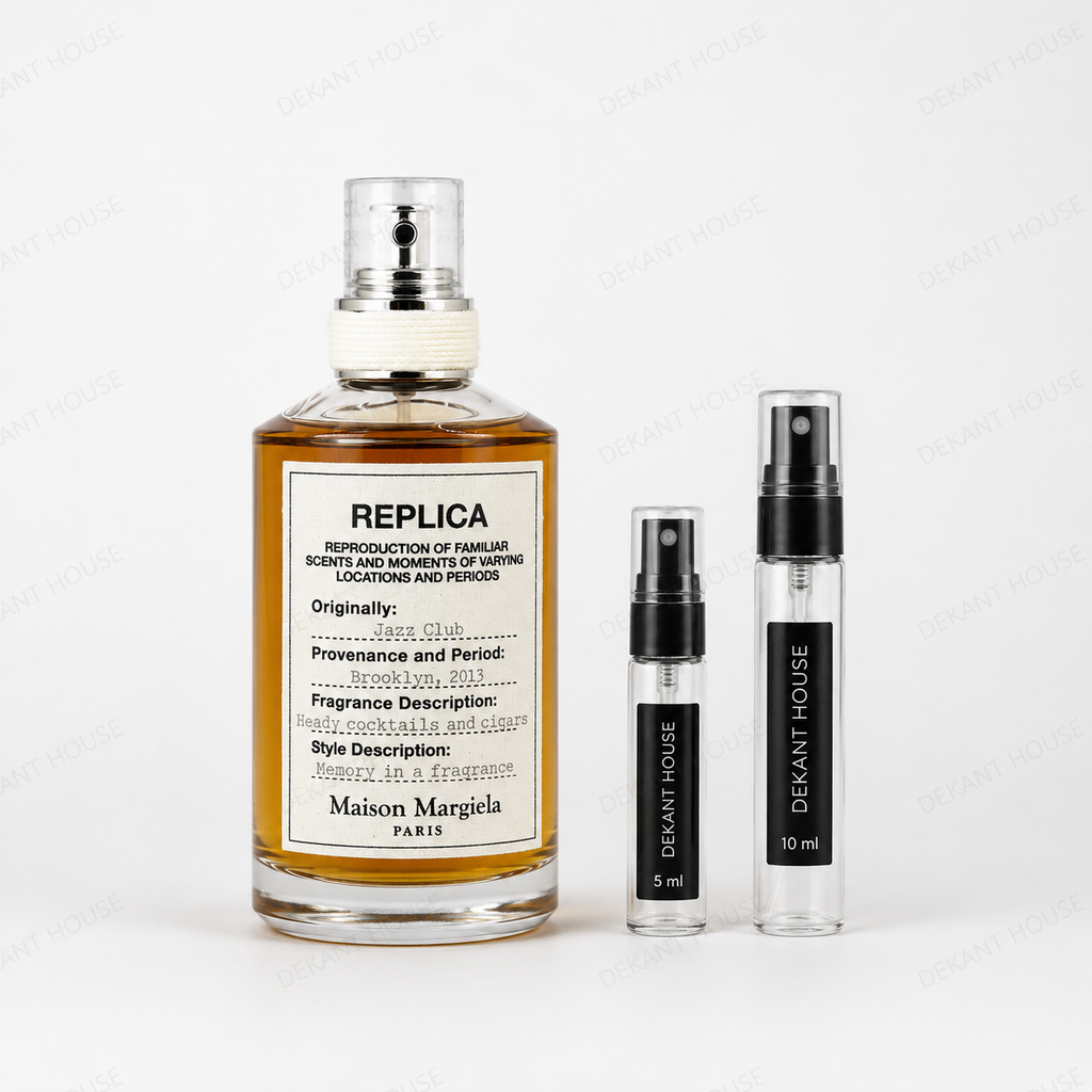 Maison Margiela Replica Jazz Club EDT 5 ml ve 10 ml Dekant House dekant şişeleri