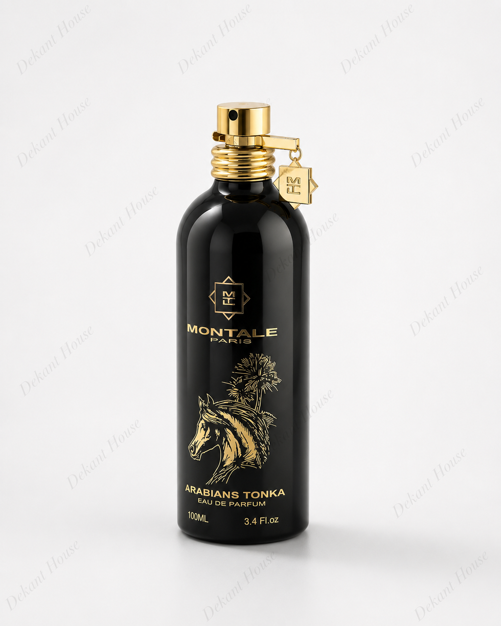 Montale Arabians Tonka EDP parfüm şişesi 45 derece açılı görünüm