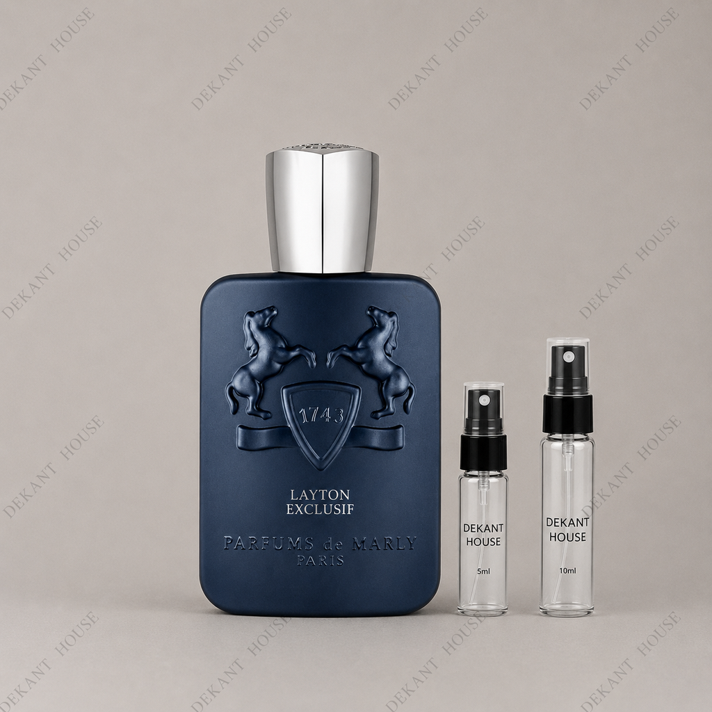 Parfums de Marly Layton Exclusif EDP 5 ml ve 10 ml Dekant House dekant şişeleri