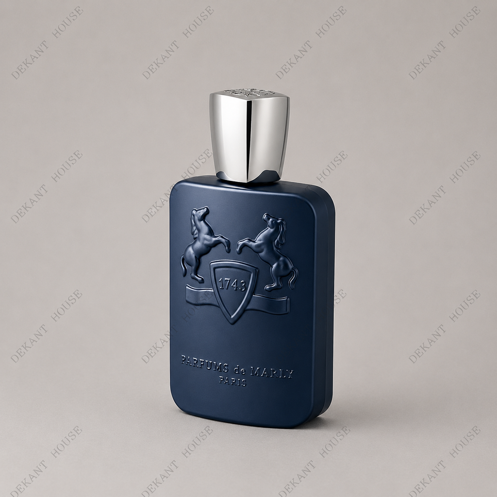 Parfums de Marly Layton EDP parfüm şişesi 45 derece açılı görünüm