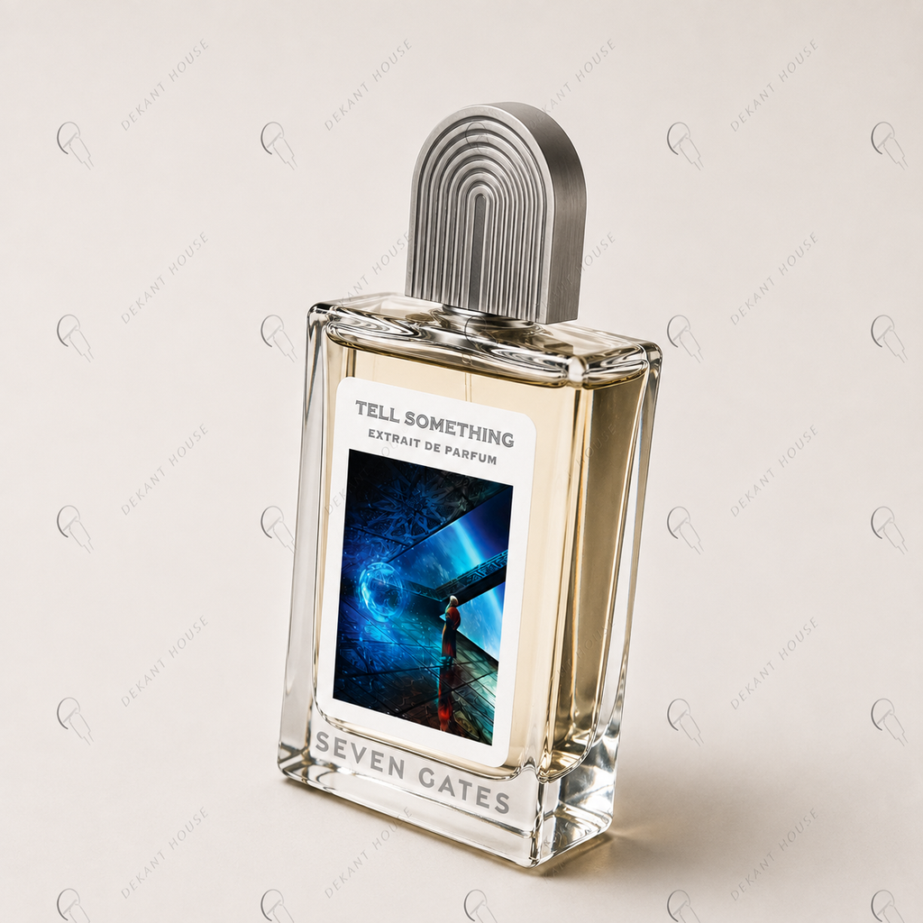 Seven Gates Tell Something Parfum parfüm şişesi 45 derece açılı görünüm