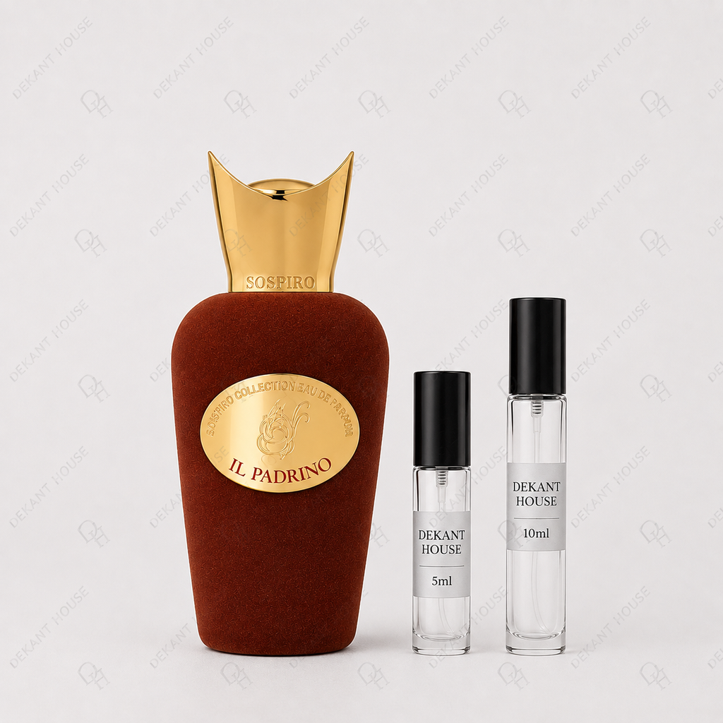 Sospiro Il Padrino EDP 5 ml ve 10 ml Dekant House dekant şişeleri