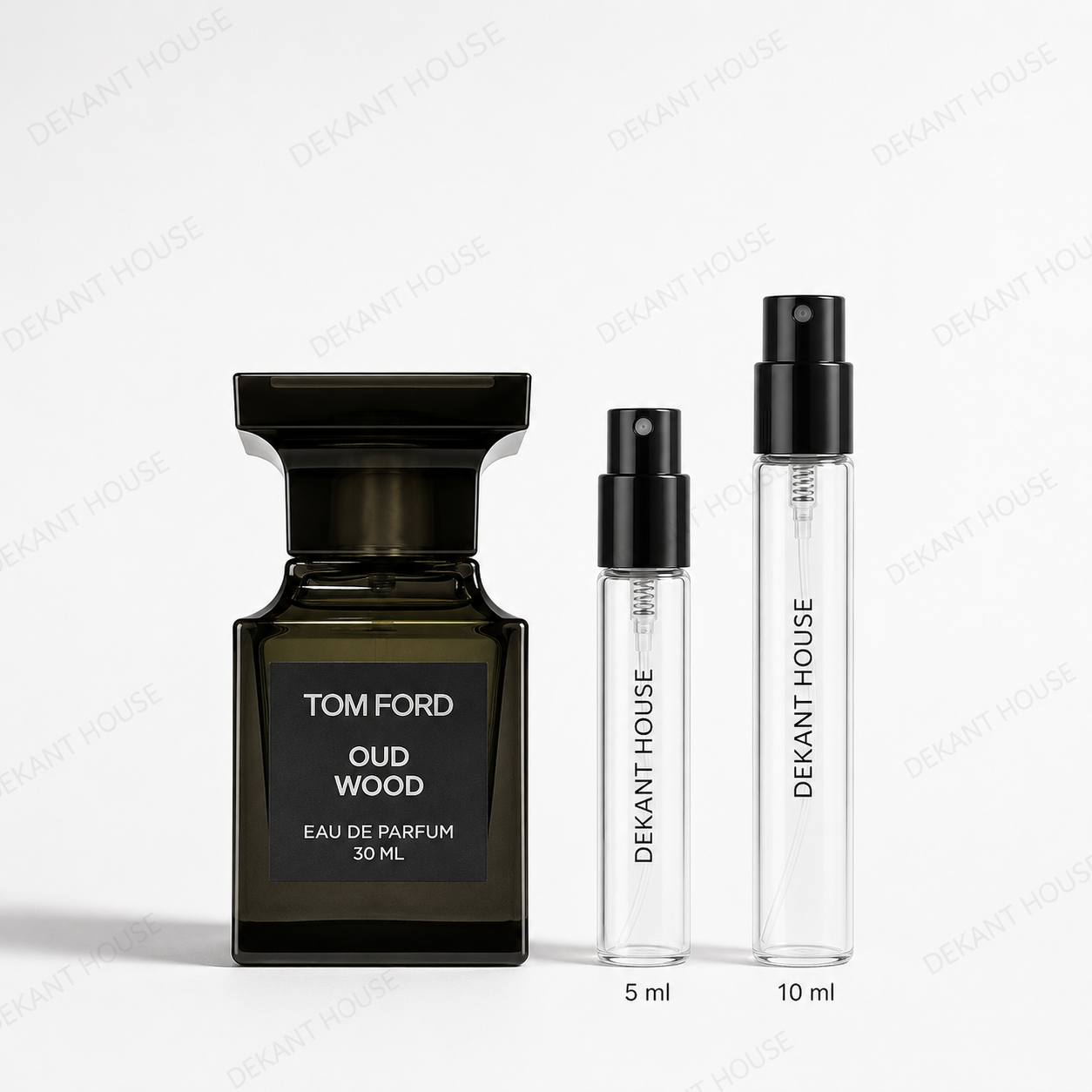 Tom Ford Oud Wood EDP 5 ml ve 10 ml Dekant House dekant şişeleri
