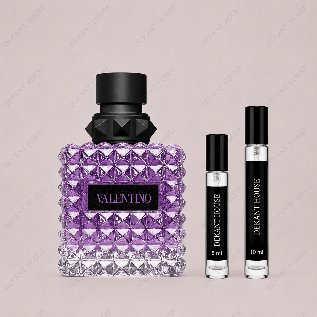 Valentino Born in Rome Purple Melancholia EDP 5 ml ve 10 ml Dekant House dekant şişeleri