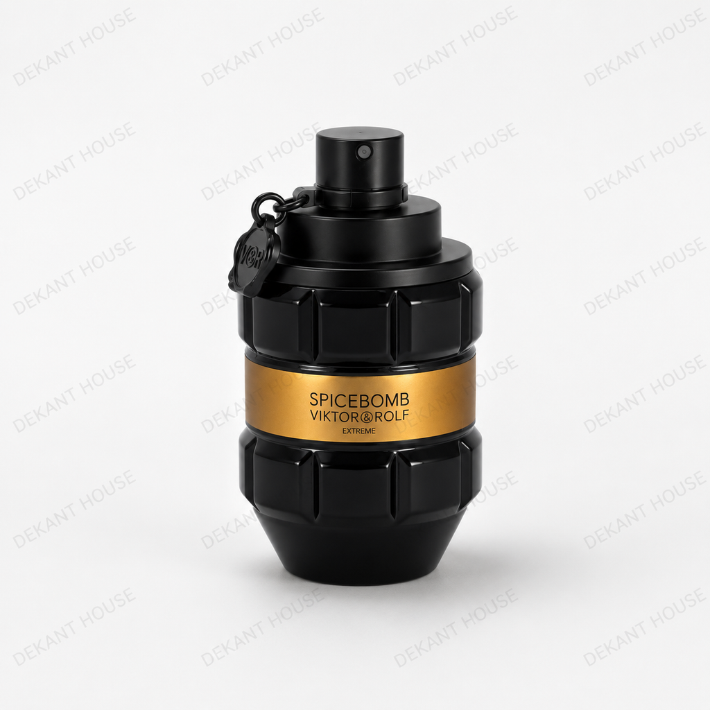 Viktor&Wolf Spice Bomb Extreme EDP parfüm şişesi 45 derece açılı görünüm