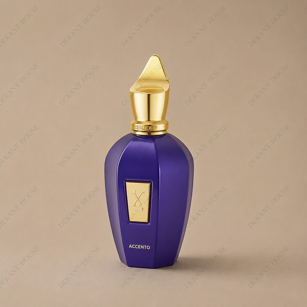 Xerjoff Accento EDP parfüm şişesi 45 derece açılı görünüm