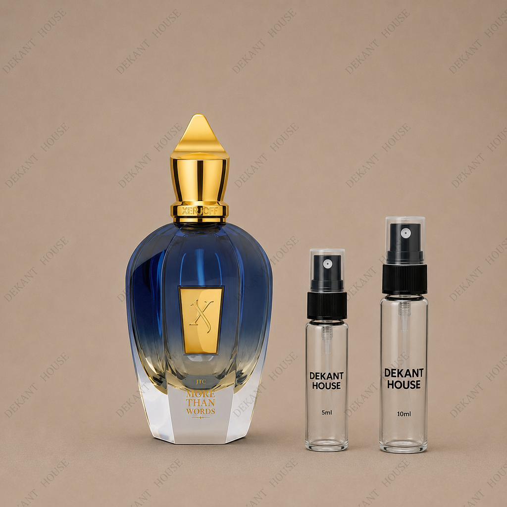 Xerjoff More Than Words EDP 5 ml ve 10 ml Dekant House dekant şişeleri