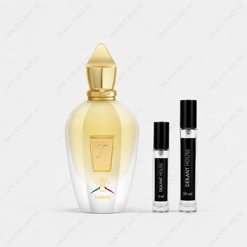 Xerjoff Naxos EDP 5 ml ve 10 ml Dekant House dekant şişeleri