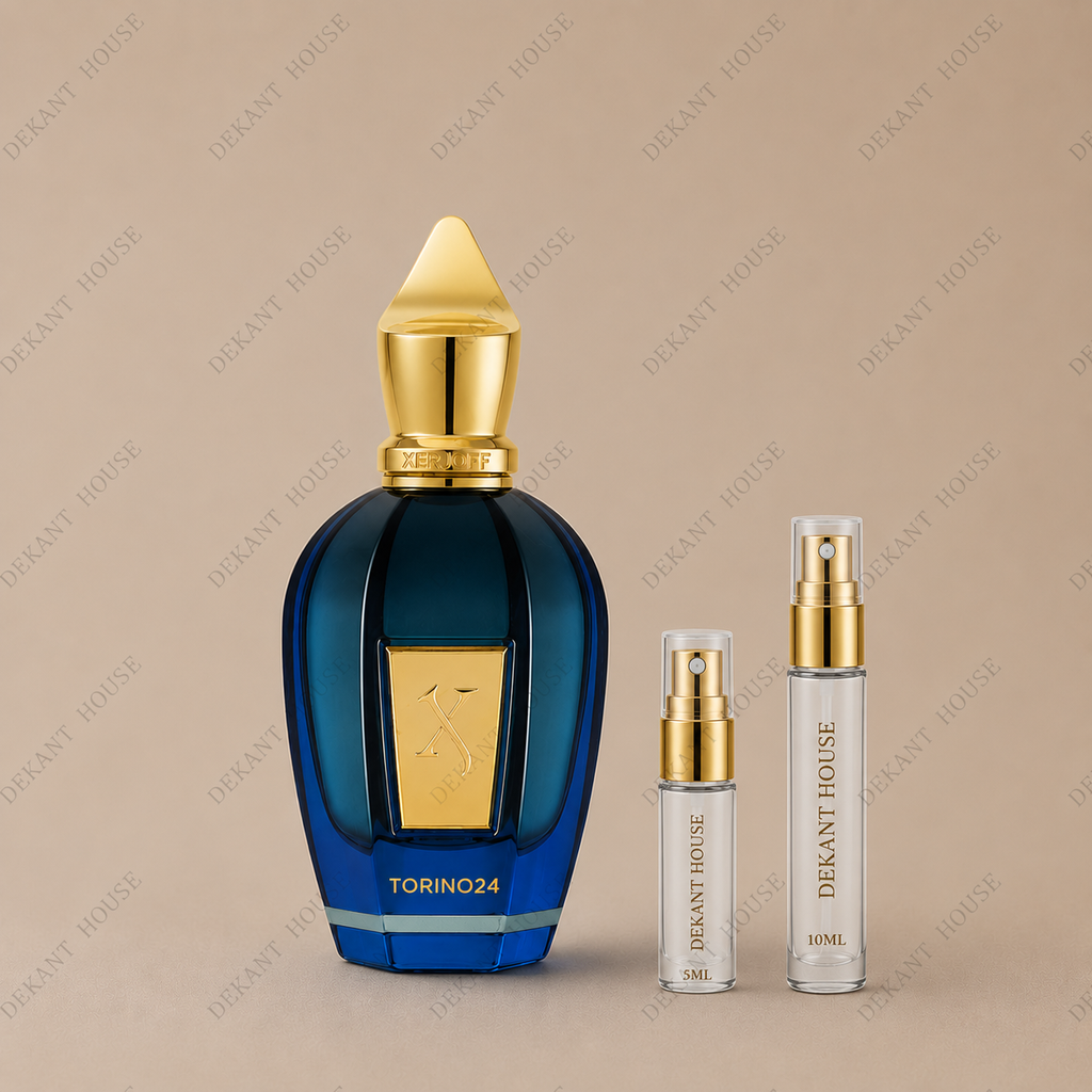 Xerjoff Torino 24 EDP 5 ml ve 10 ml Dekant House dekant şişeleri